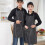 Adjustable Kitchen Organizer with Black Stripes and 2 Pockets, Polyester, Multifunctional Storage Rack 2