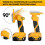18W 2000LM LED Work Light 3 Brightness Modes for  Li-Ion Battery (Batteries Not Included) 6