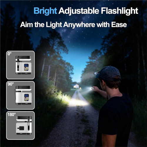 EDC Keychain Flashlight Rechargeable - Super Bright Metal Clip  Keychain Light with COB Side Light,Tail Magnet 1