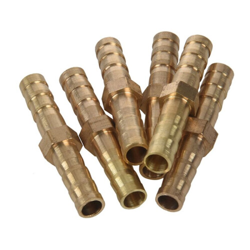 25 St 6 mm Innerdiameter Luftgas Rak Slang RöR Hullingkopplingskoppling 2