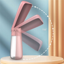Water Bottle Outdoor Water Cup Small Medium Large Foldable Drinking Dispenser for Small Dogs Cats Pet Supplies Grey