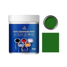 (500g, Green) Metal Rust Converter Water Based Rust Proof Paint Metallic Paint Rust Prevention Color Steel Tile Renovation Rust Stabilizer