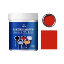 (500g, Red) Metal Rust Converter Water Based Rust Proof Paint Metallic Paint Rust Prevention Color Steel Tile Renovation Rust Stabilizer