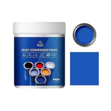 (500g, Blue) Metal Rust Converter Water Based Rust Proof Paint Metallic Paint Rust Prevention Color Steel Tile Renovation Rust Stabilizer