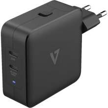 V7 ACUSBC65WGAN 65 W AC Adapter - 65W USB-C PD GaN AC Charger