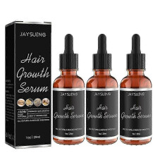 3pcs Ginger Extract Fast Hair Growth Loss Serum Essential Oil Anti Preventing Hair Loose Hair tonic Anti Hairline