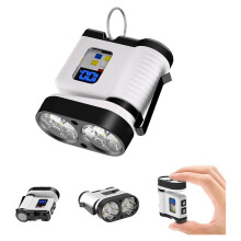 EDC Keychain Flashlight Rechargeable - Super Bright Metal Clip Keychain Light with COB Side Light,Tail Magnet