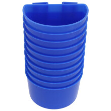 10 Pieces of Birdcage Cup Hanging Rabbit Feeder Cage Chicken Water Cup Pet Bowl with Hook