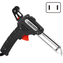 (US plug, Black) Hand-held Heating Soldering Iron Multifunctional Portable Electronic Welding Tool for Soldering Circuit Boards
