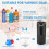 350ml Multifunctional Automatic Soap Dispenser Touchless Foam Dispenser 4 Level Wall Mount Hands Free Auto 5