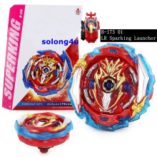 (B-173 01)Solong4u Super King Serie LR Funkenwerfer Kreisel Spielzeug für Kinder