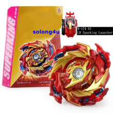 (B-174 ROT)Solong4u Super King Serie LR Funkenwerfer Kreisel Spielzeug für Kinder