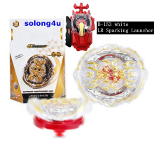 (B-153 weiß)Solong4u Super King Serie LR Funkenwerfer Kreisel Spielzeug für Kinder
