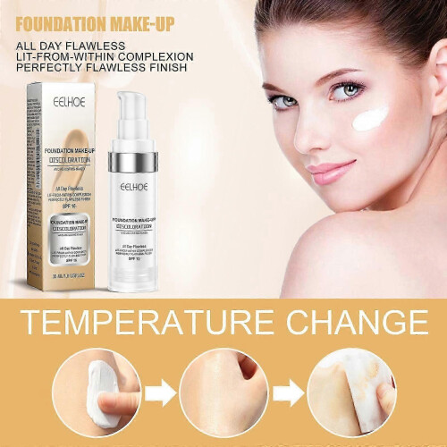 1-5Pcs Auto-Skin Tone Adjusting Foundation  Hydrating Makeup Base Cosmetics Tool 1