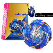 (B-174 BLAU)Solong4u Super King Serie LR Funkenwerfer Kreisel Spielzeug für Kinder