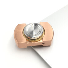 (Kupferblock) Edelstahlblock Hand-Fidget-Finger-Spinner Kreisel Neuheit Gyro Toys