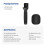 NEEWER 13"/33cm Telescopic Lavalier Microphone Handheld with Anti Off Cold Shoe Foam Windscreen Interview Mic Handle 9