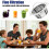 Pulp Strainer for Nama J2 Cold Press Juicer Pulp Secondary Fine Filter Stainless Steel Filter,Includes Cleaning Brush 7