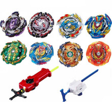(10 Stück) Kreisel Burst Arena Spielzeugset Gold Beylade Burst mit Launcher und Aufbewahrungsbox Tops