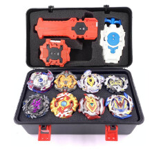 (mit Box) Kreisel Burst Arena Spielzeugset Gold Beylade Burst mit Launcher und Aufbewahrungsbox Tops