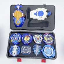 (Blue Demon A) Kreisel Burst Arena Spielzeugset Blue Demon Beylade Burst mit Launcher und Aufbewahrungsbox