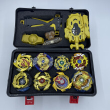 (EIN SET) Kreisel Burst Arena Spielzeugset Gold Beyblade Burst mit Launcher und Aufbewahrungsbox Bayblade