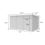 12 x 9 Pent Shed Tanalised (Double Door, No Windows) 4