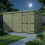 12 x 9 Pent Shed Tanalised (Double Door, No Windows) 3