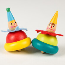 Neuartiges Kinderspielzeug, 1 Stück bunter Kreisel aus Holz, Holzspielzeug, drehbares Spielzeug für