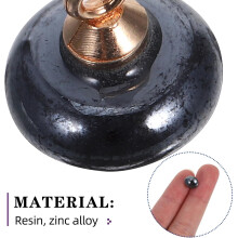 20 kpl 10 mm mustia sienenmuotoisia nappeja, hartsikoristeita, ompelunappeja