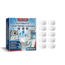 Effervescent Toilet Cleaning Tablets - Remove Odors, Stains & Retain Freshness - 10pcs