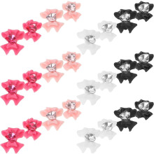3D-rusettikynsikorusetti, 40 kpl, strassi-manikyyrikoriste, moniväriset kynsitaidetarvikkeet naisille