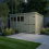 12 x 9 Pent Shed Tanalised (Double Door, With Windows) 3