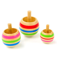 3er-Set Holz-Kreisel, magisches Spielzeug, Kinderspielzeug, Jungengeschenk