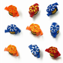 (Zufällige Farbe, 1 Stück) 1 Stück neuartiges Kreiselspielzeug mit Pfeife, das durch Blasen und Drehen
