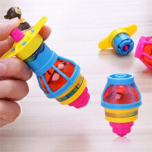 1 Stück Klassischer Kreisel, lustiges Leucht-Gyro-Spielzeug, Hand-Drück-Kreisel, Blinkkreisel, Kindergeburtstag
