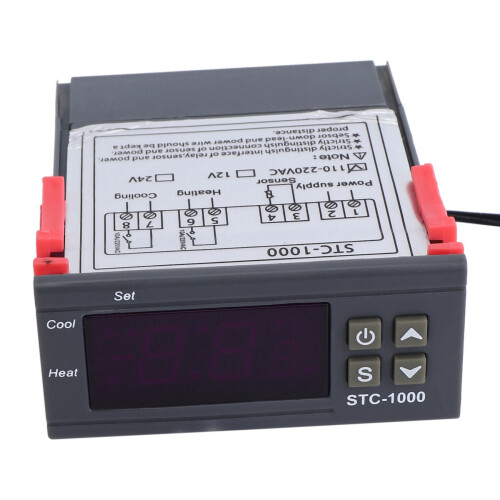 6X 220V/STC-/1000 Digital Temperature Controller Thermostat with NTC