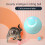 Cats Toy Automatic Rolling  Electric Cats Toy Interactive Training Self-Propelled Cats Toy USB Charging, 1