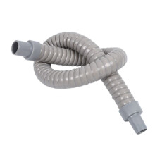 Manguera de Tubo de Drenaje de Agua de Plástico de 6 Pieza de 60 cm de Largo para Aire Acondicionado Gris