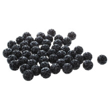 200 Pz 18 mm Diametro Nero Bio Balls Aquarium Pond Filtro
