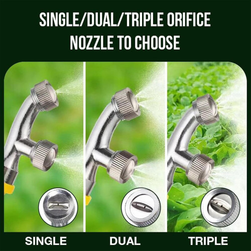 (Three holes) Atomizing Sprayers Nozzle for Fruit Tree Spray 1/2/3 Optional Nozzle Hole Water Saving Agriculture Spray Nozzle for Fruit Tree Care 2