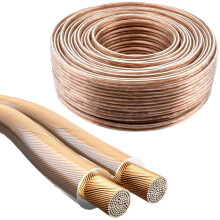Lautsprecherkabel 2x 1,5mm² 30m Transparent