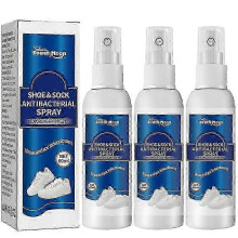 Shoe Shock Antibacterial Spray Foot Odor Shoes Stink Freshener Socks Odor Remover Spray Refresh Antiperspirant