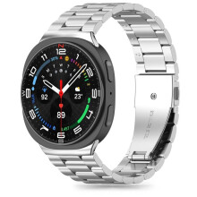Bracelet Tech-Protect en acier inoxydable pour Samsung Galaxy Watch 8/8 Classic - Argent