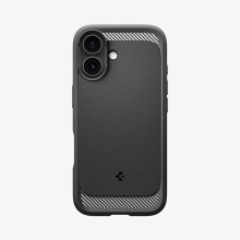 Spigen iPhone 17 Rugged Armor MagFit Hülle - Mattschwarz