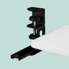 Houten bureaulamp set voor thuis en kantoor (3-delig) - Retro houten lamp, bamboe laptopstandaard en toetsenbordlade