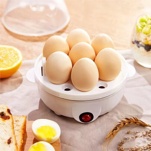 Electric Egg Cooker Automatic Steamer Double Layer Multi Function Breakfast Machine Appliance for Boiling Poaching US 1