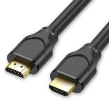 HDMI 2.0-Kabel mit Kupferkern, 3-lagig abgeschirmt, High-Speed-4K-60Hz-Unterstützung, langlebige vergoldete Anschlüsse