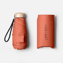 Ultra Lightweight Windproof Waterproof Umbrella with Heat Insulating Canopy for Rain and Sun Use