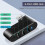 Διανομέας USB 3.0 4 θυρών, περιστρεφόμενος διαχωριστής USB 180 μοιρών με 3 θ 3